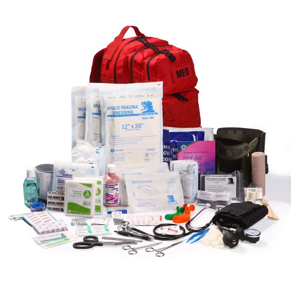 First Aid Full Tactical Trauma Kit | Red