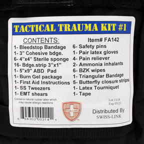 Tactical Trauma Kit, Swiss Link Military Surplus