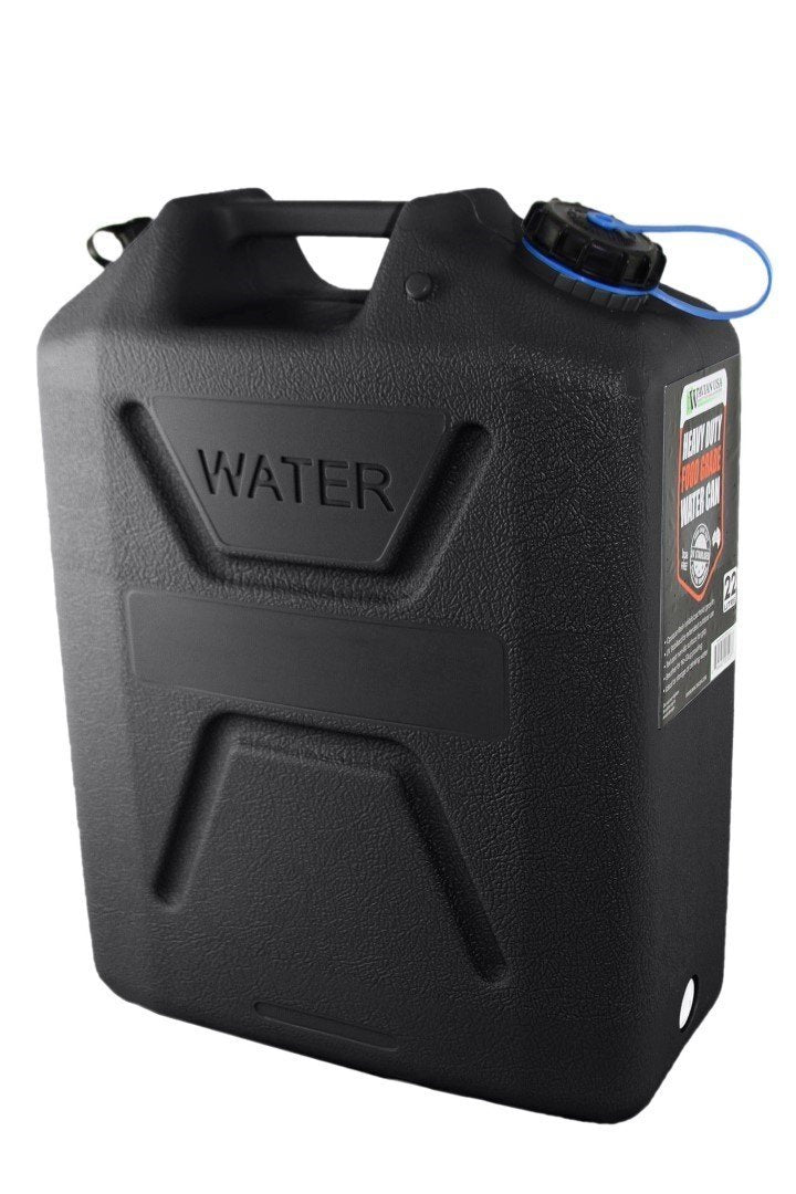 Black 5 Gallon Water Can